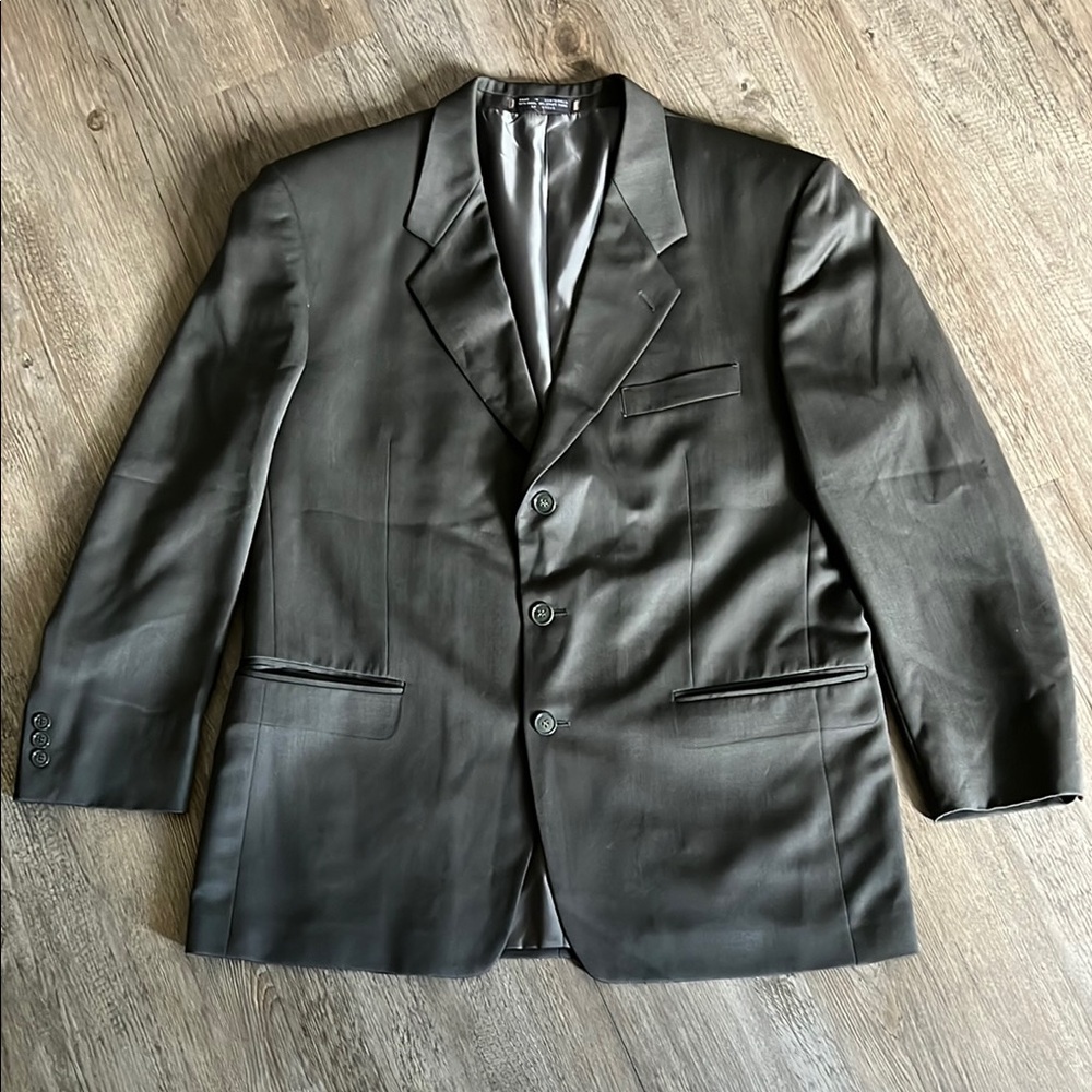 PauloSolari Classic Green wool blend Men's Blazer R44